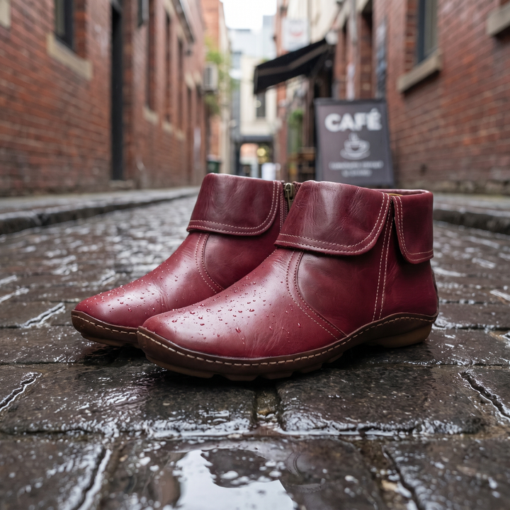 Vianne | Waterproof Orthopedic Side Zip Ankle Boots