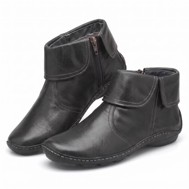 Vianne | Waterproof Orthopedic Side Zip Ankle Boots