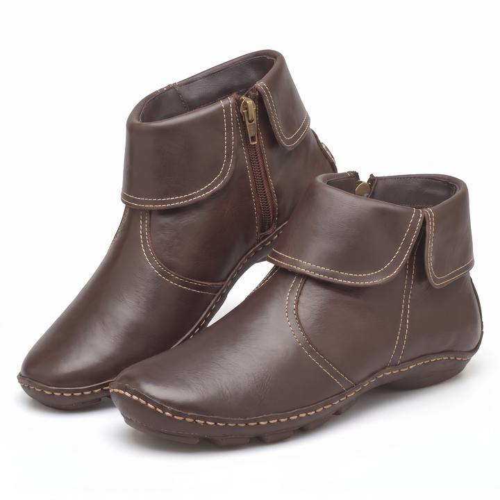 Vianne | Waterproof Orthopedic Side Zip Ankle Boots