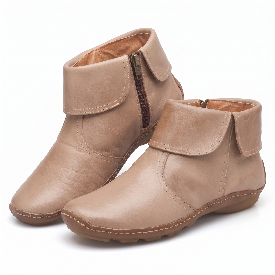 Vianne | Waterproof Orthopedic Side Zip Ankle Boots