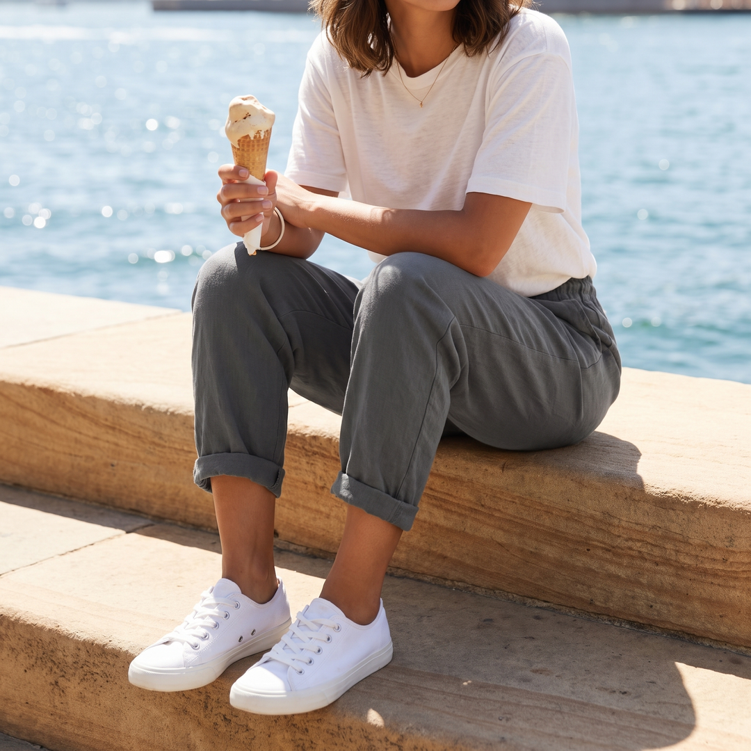 Salome Duquesnoy | Casual Drawstring Waist Trousers