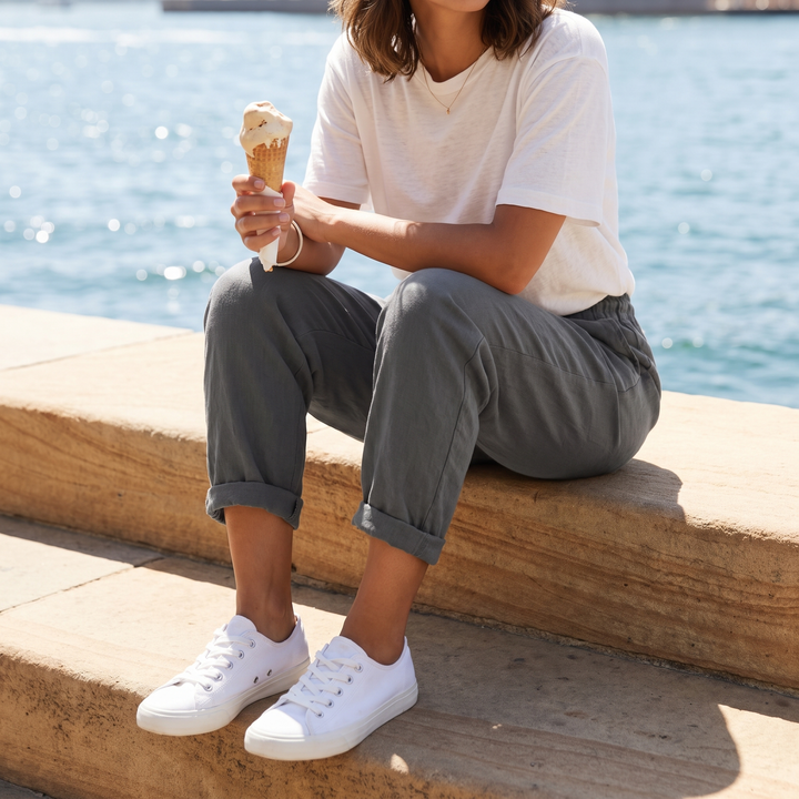 Salome Duquesnoy | Casual Drawstring Waist Trousers