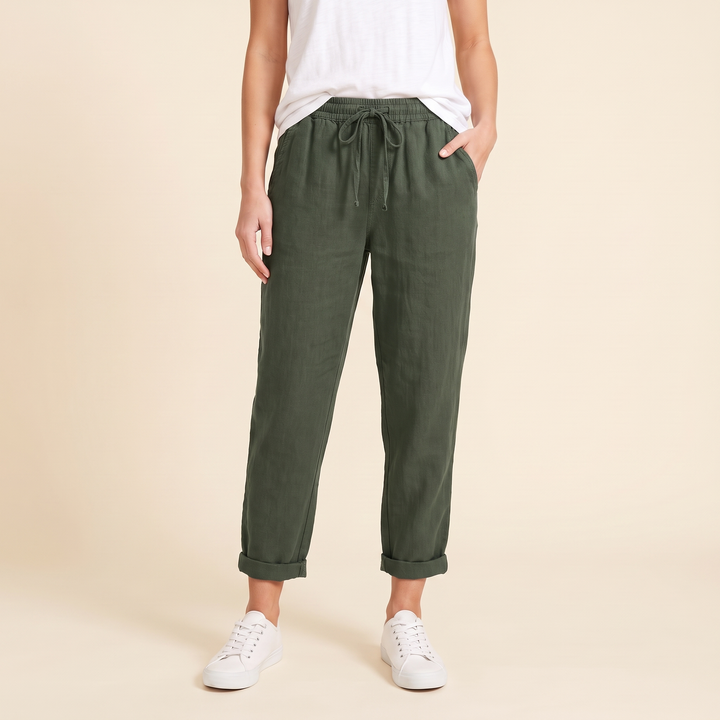 Salome Duquesnoy | Casual Drawstring Waist Trousers