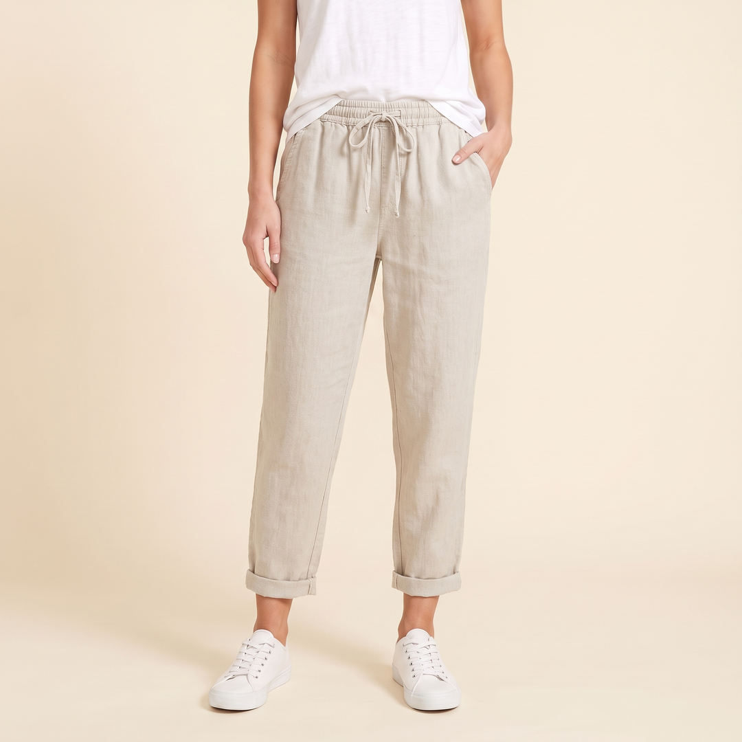 Salome Duquesnoy | Casual Drawstring Waist Trousers