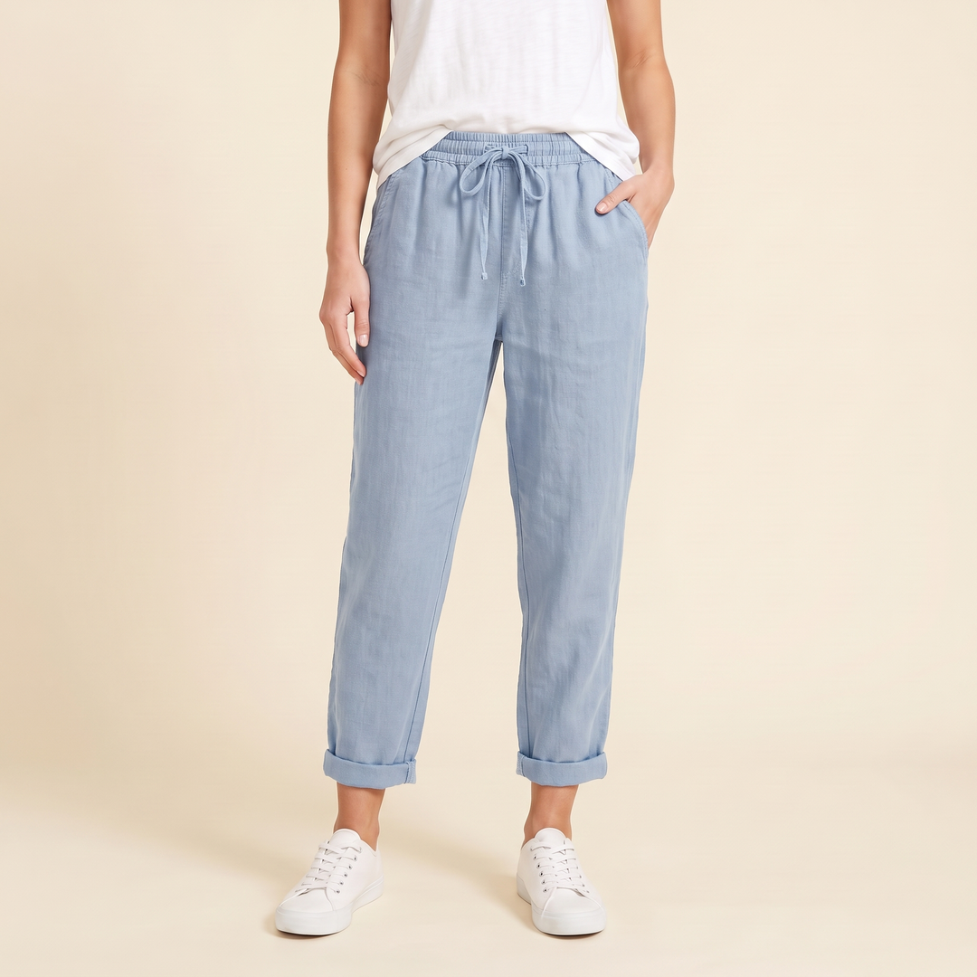 Salome Duquesnoy | Casual Drawstring Waist Trousers