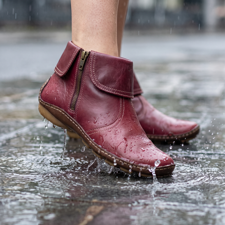 Vianne | Waterproof Orthopedic Side Zip Ankle Boots