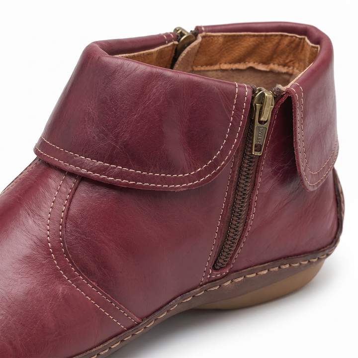 Vianne | Waterproof Orthopedic Side Zip Ankle Boots