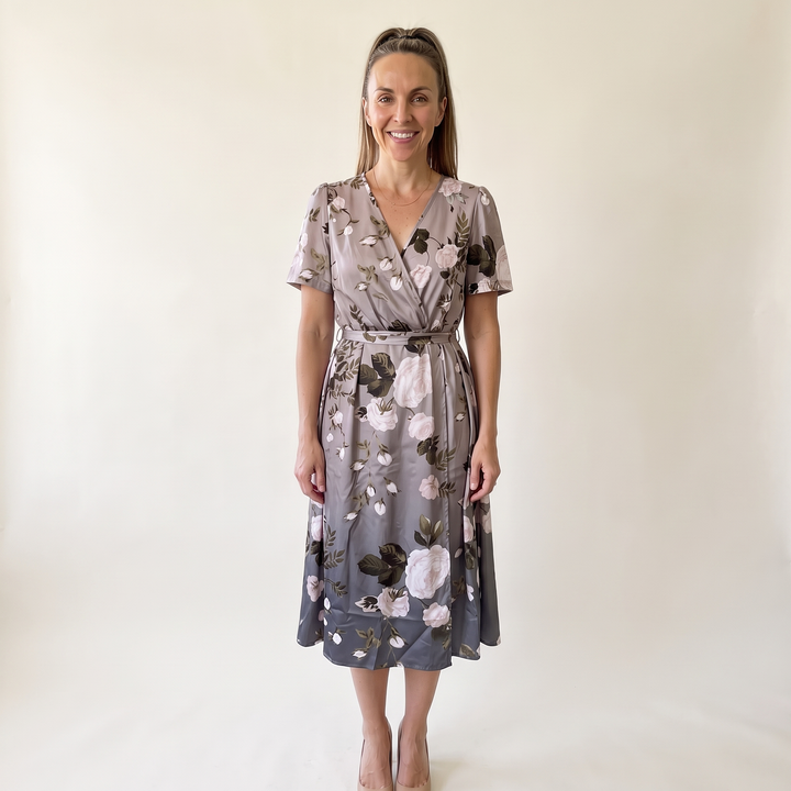 Heloise Cambon | Ditsy Floral Wrap Midi Dress