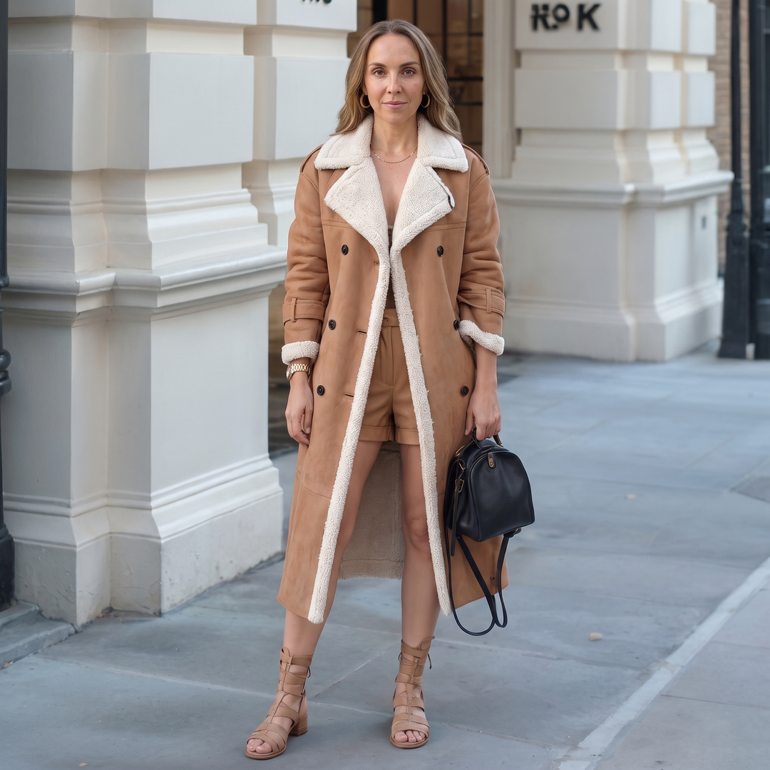 Ines Rambert | Shearling-Lined Longline Coat