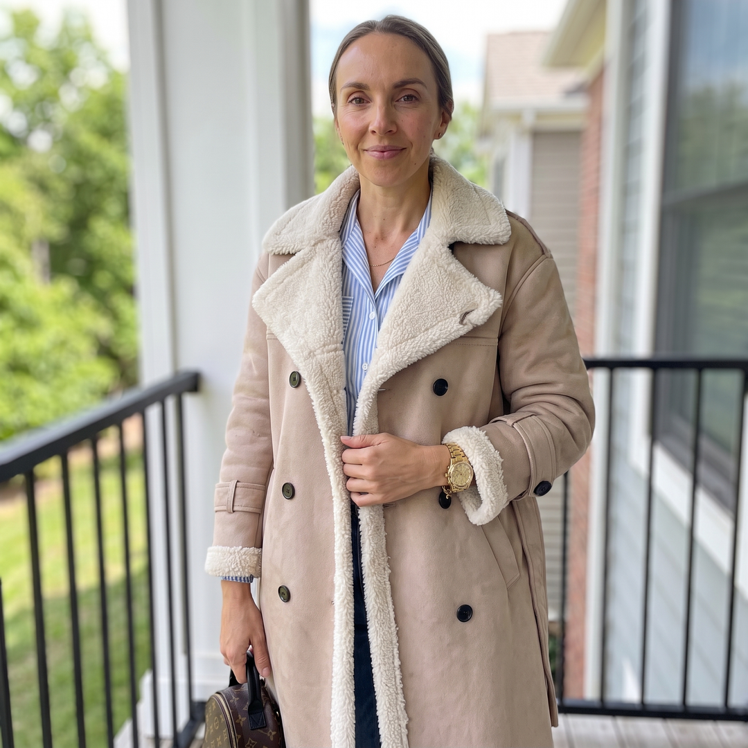 Ines Rambert | Shearling-Lined Longline Coat