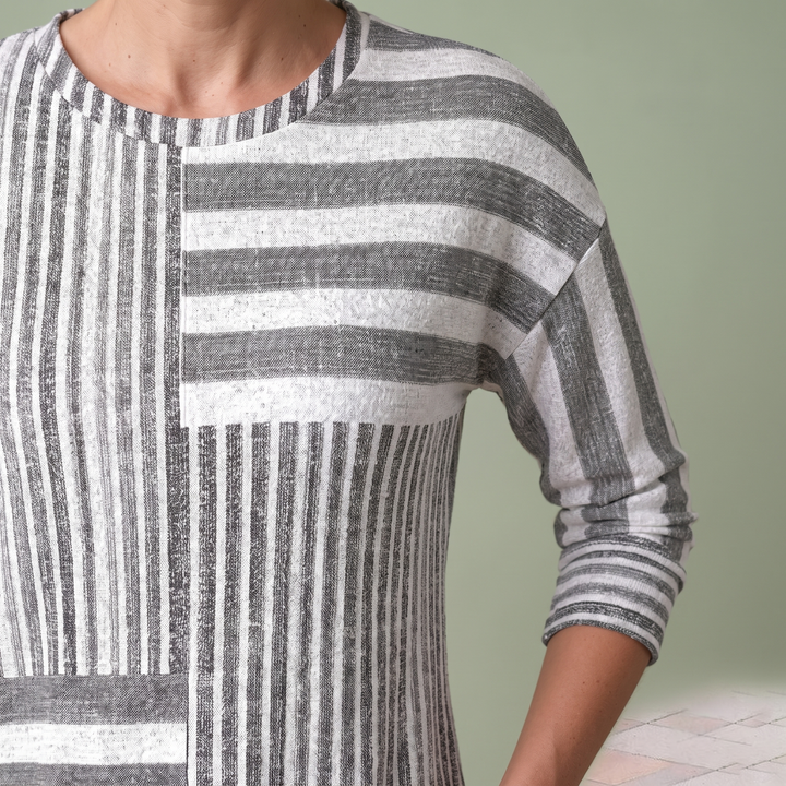 Honorine Castex | Striped Colorblock Long Sleeve Top