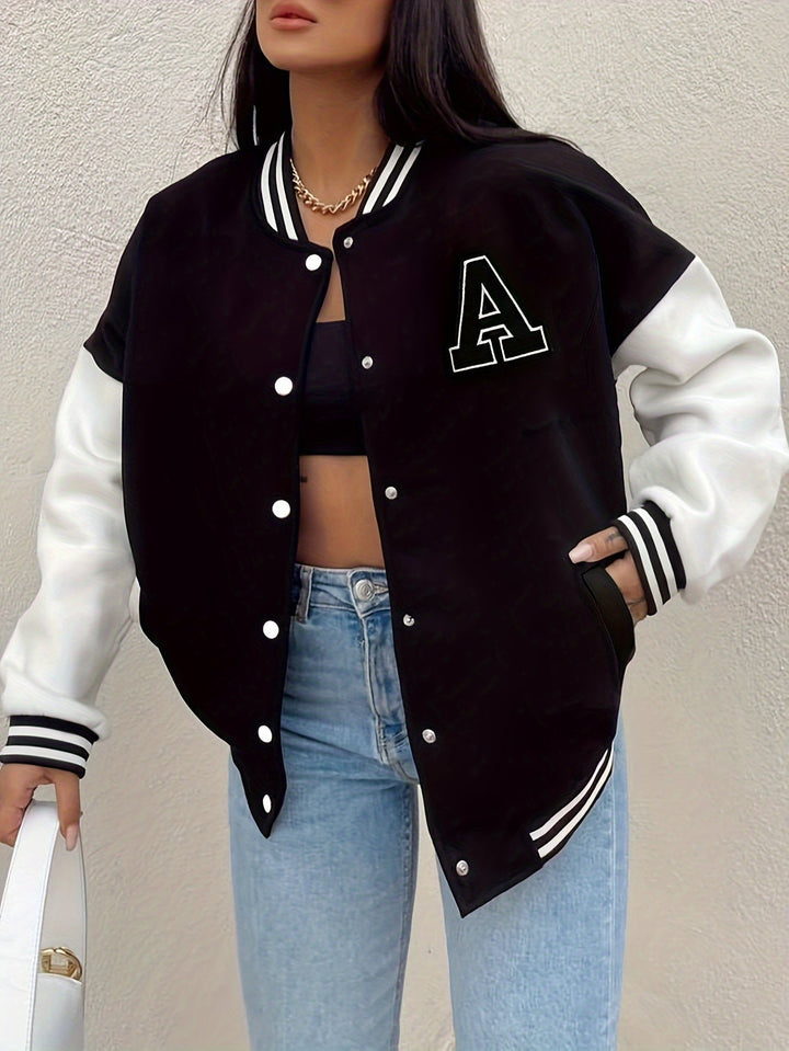 Camille Rambert | Varsity Letterman Bomber Jacket - Image 2