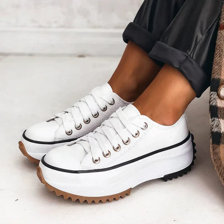 Elisa | Canvas Platform Sneakers – View 4