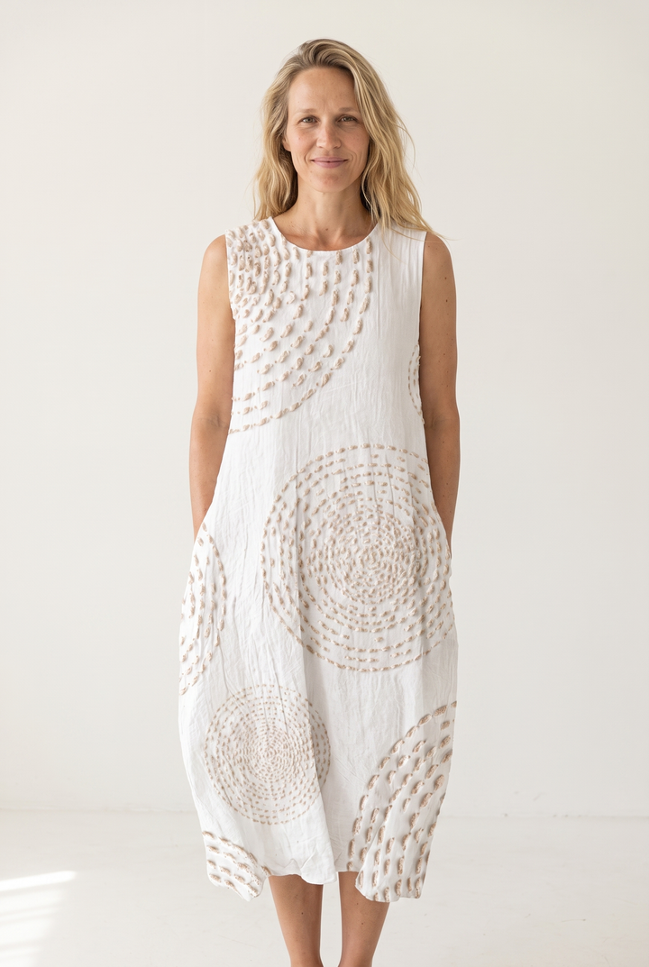 Delphine Auvray | Textured Sleeveless Maxi Dress