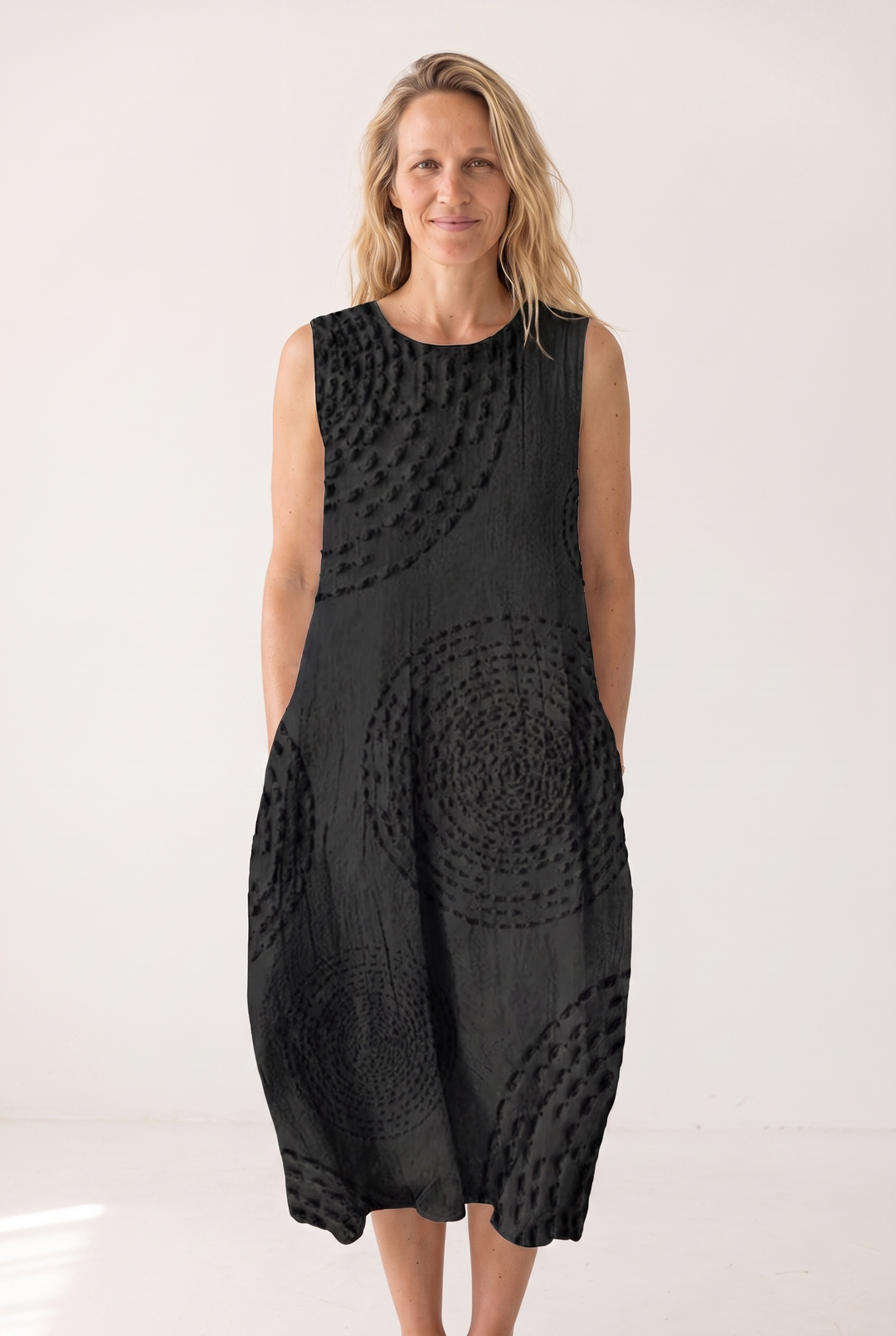 Delphine Auvray | Textured Sleeveless Maxi Dress