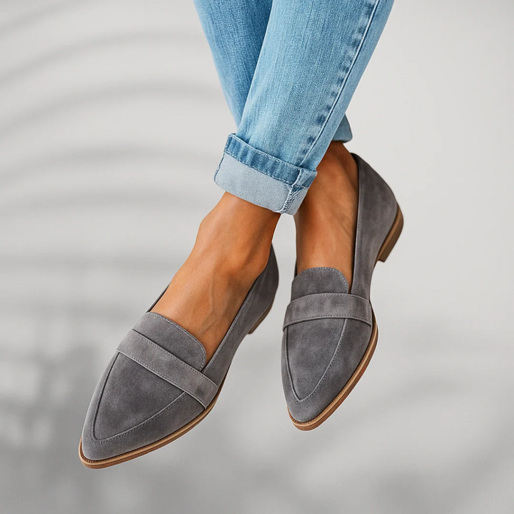 Severine Loiret | Pointed Toe Penny Loafers - Image 6