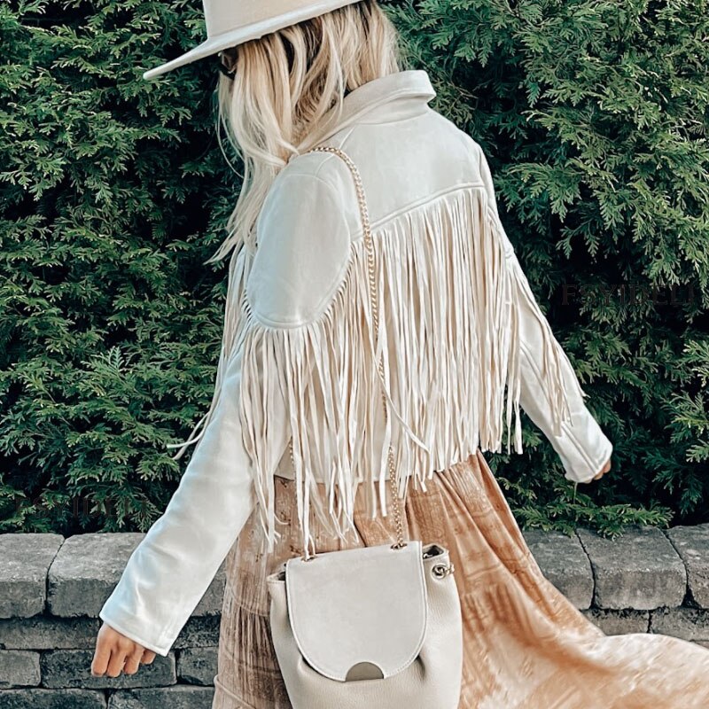 Zoe Castellane | Fringe Suede Jacket - Image 14